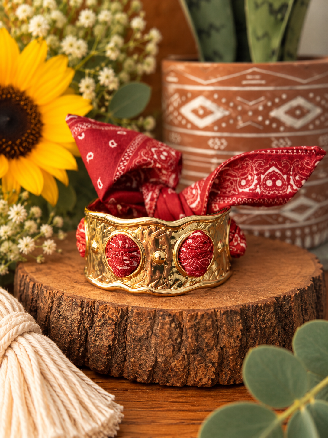 The Outlaw Bandana Cuff