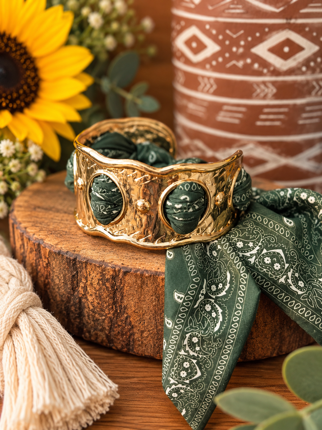 The Outlaw Bandana Cuff