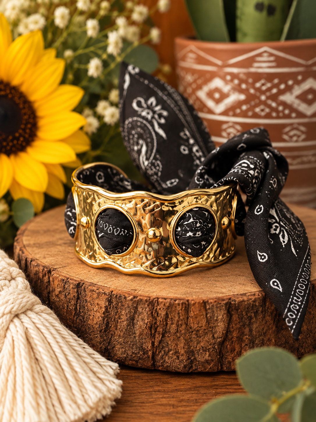 The Outlaw Bandana Cuff