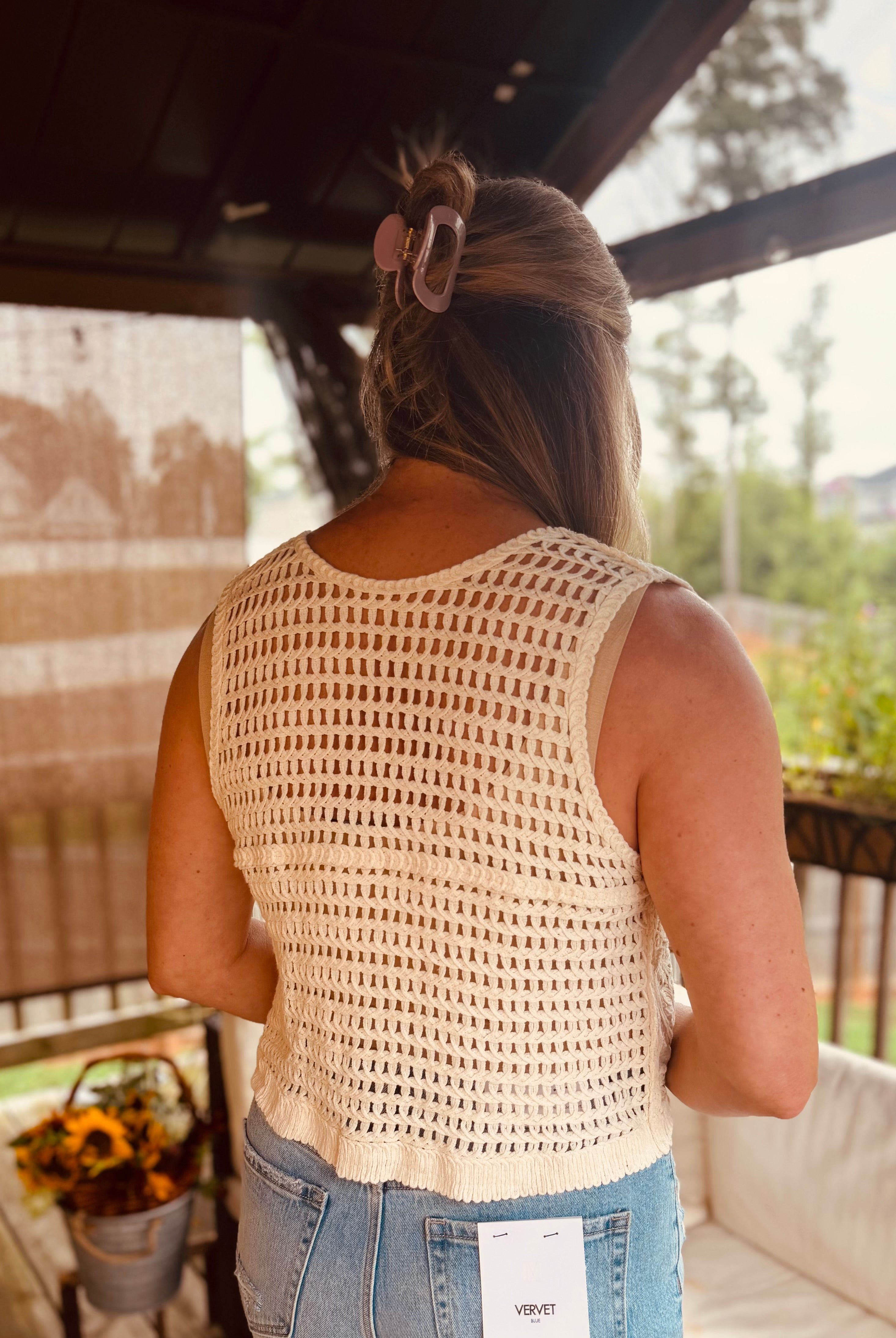 Free To Fly Crochet Vest