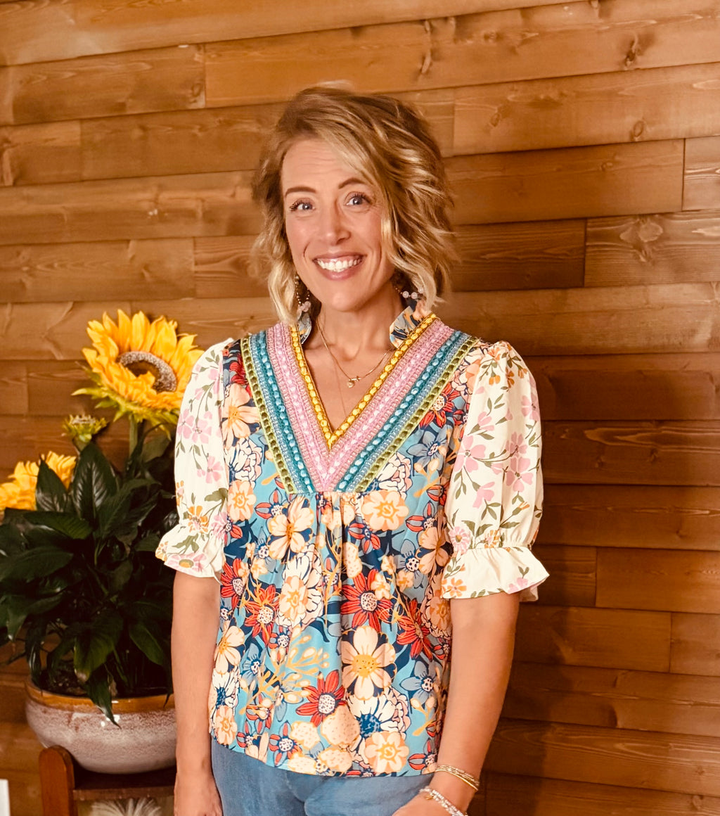 Free To Bloom Top