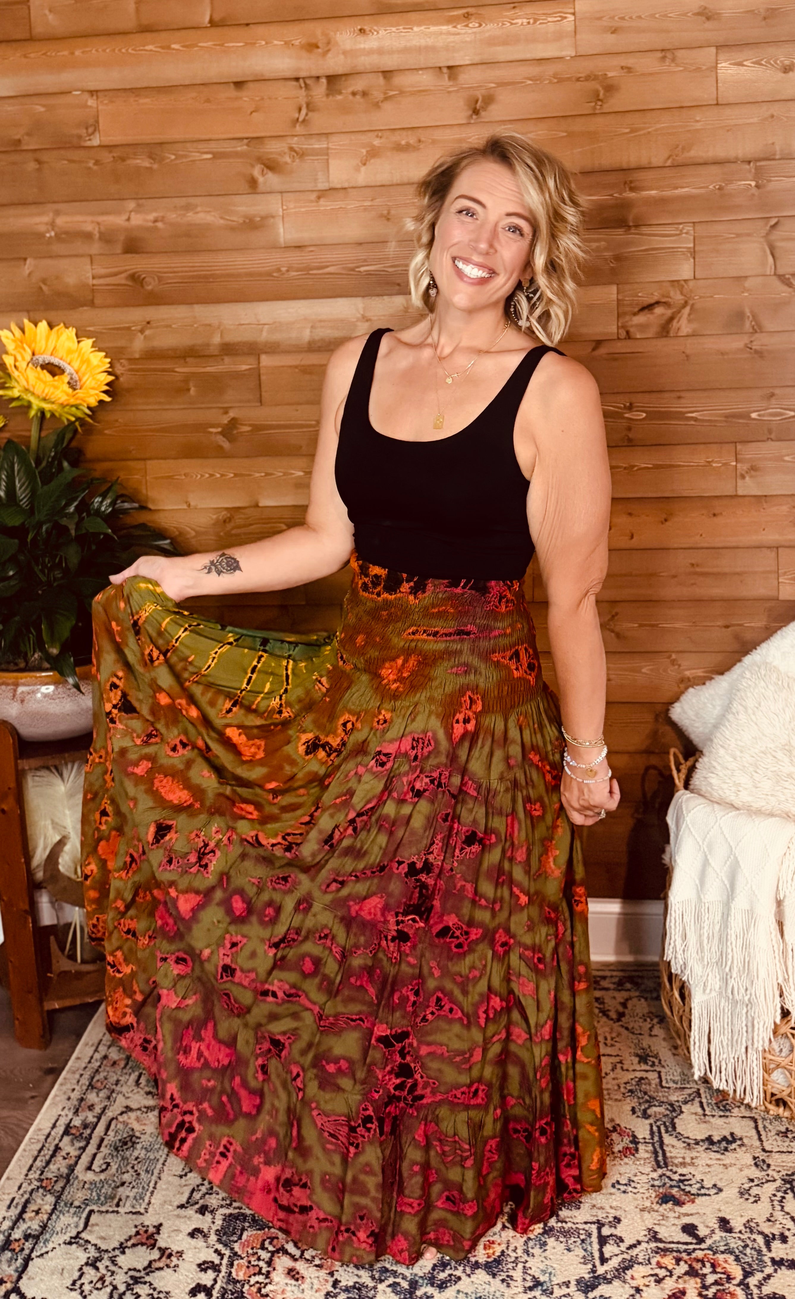 Tie-Dye Dreams Maxi Skirt