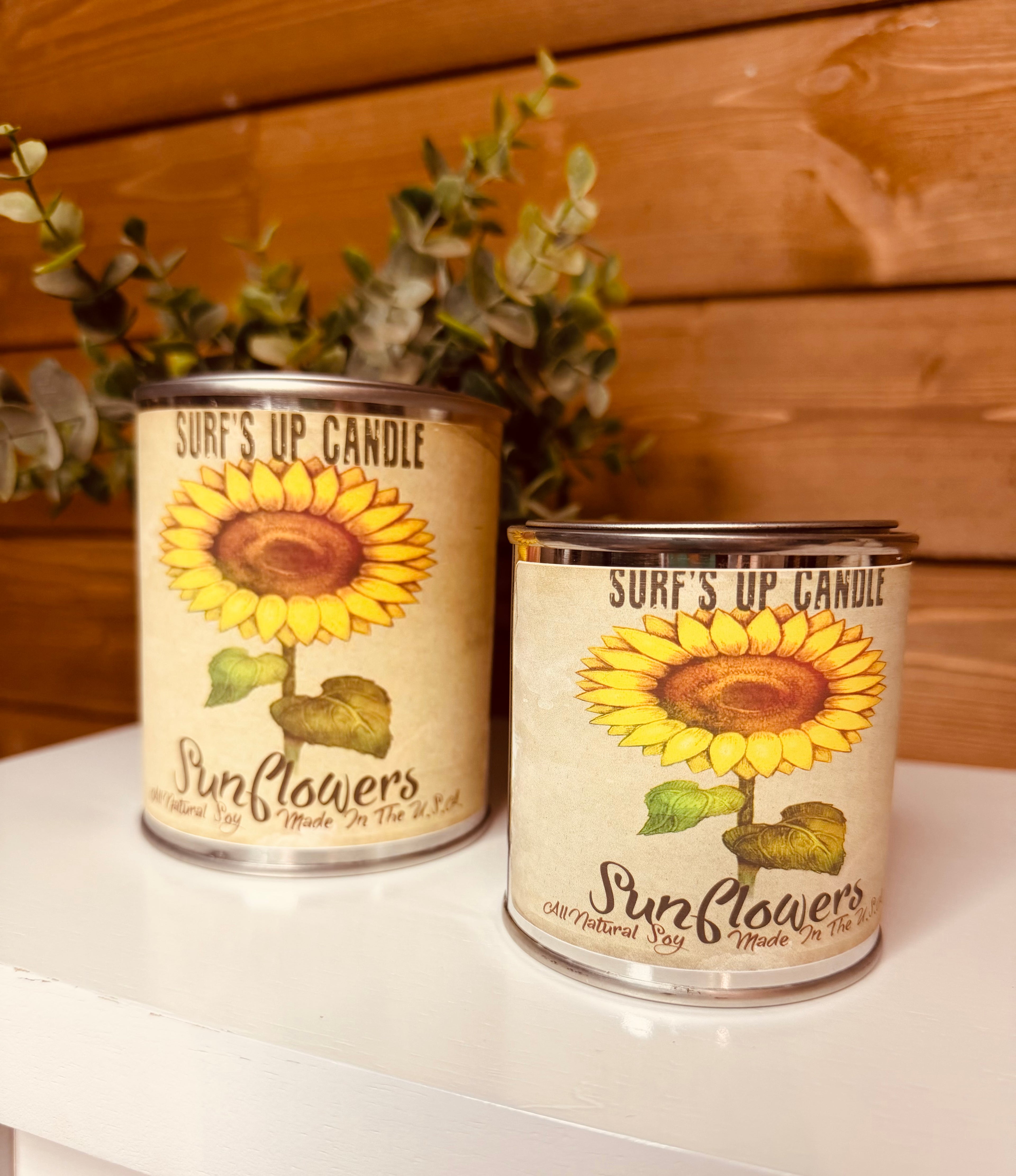 Sunflowers Candle