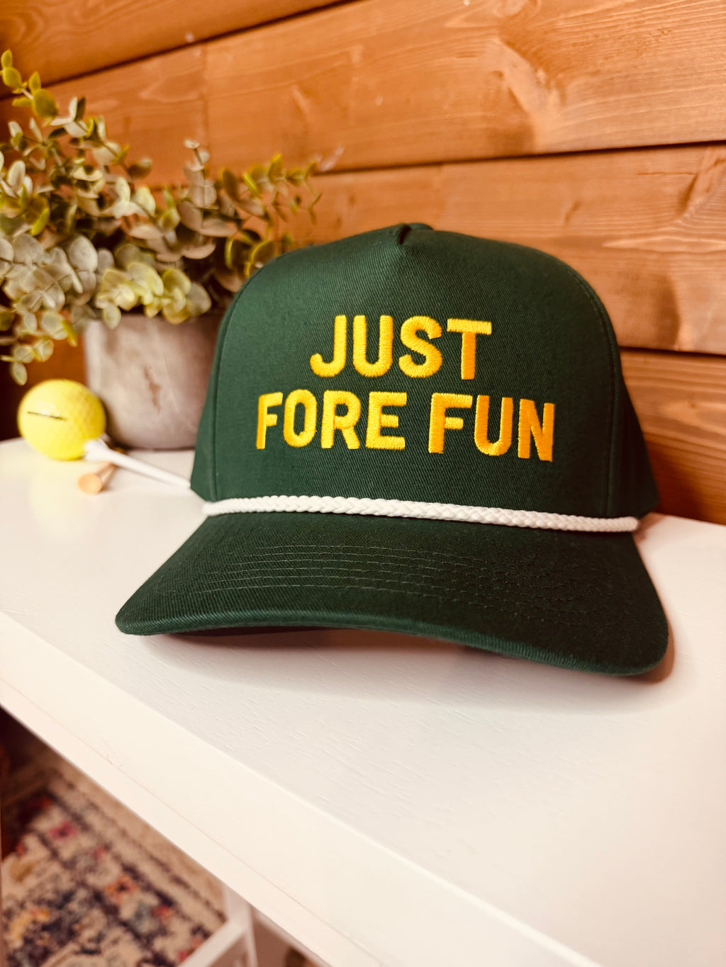 Just Fore Fun Trucker Hat