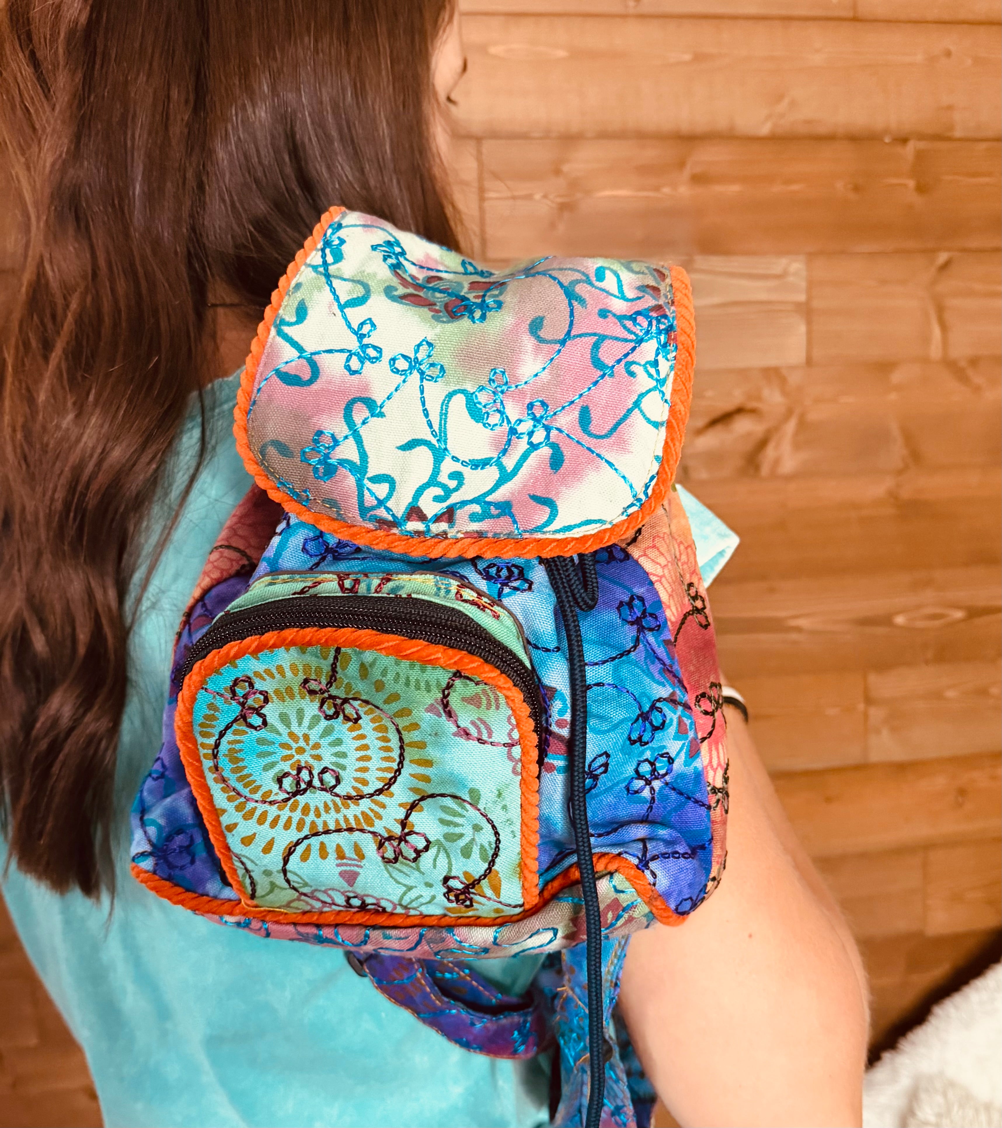 Boho Bloom Mini Backpack