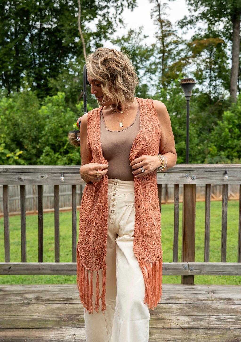 The Cinnamon Skies Crochet Cardigan