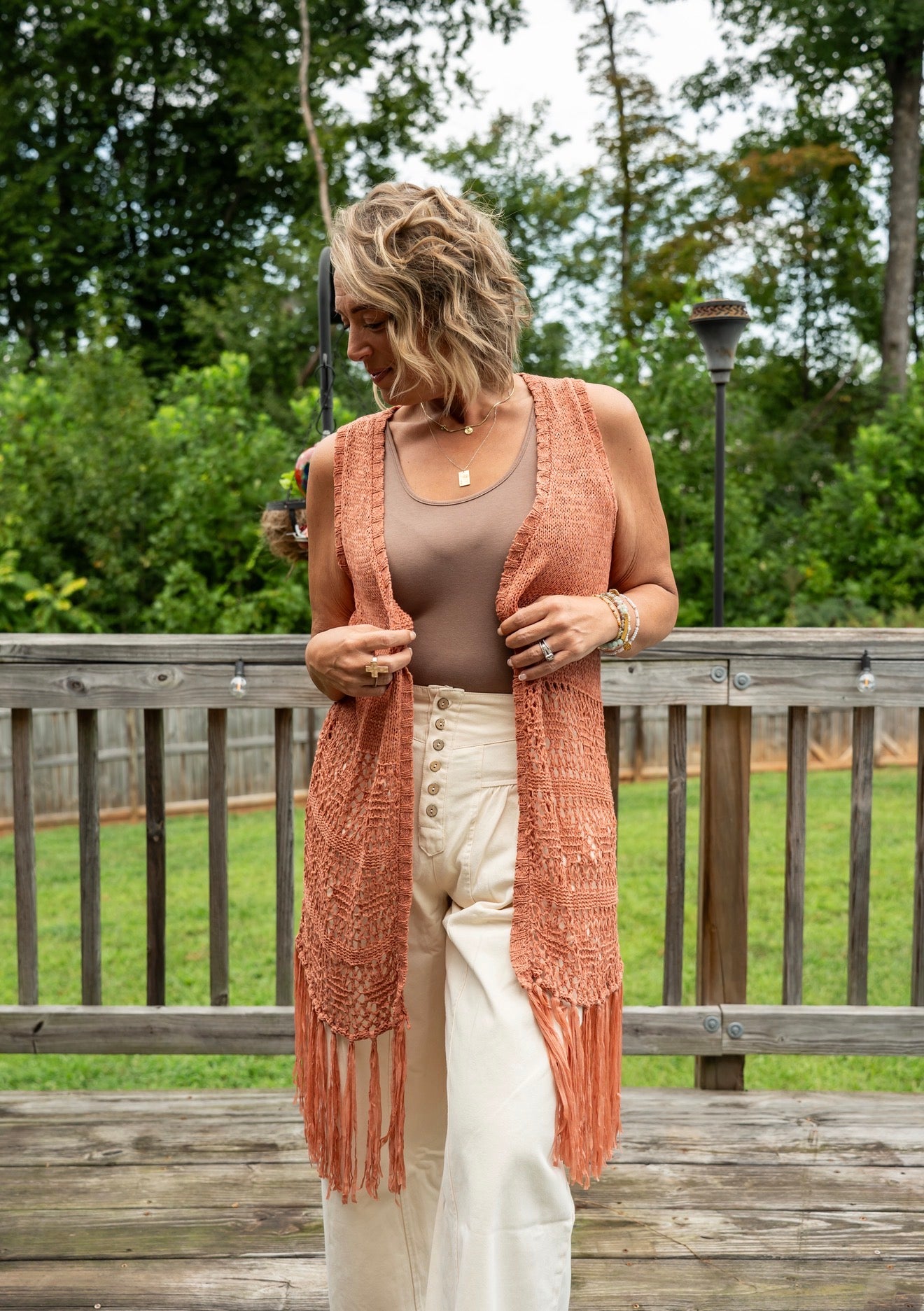 The Cinnamon Skies Crochet Cardigan