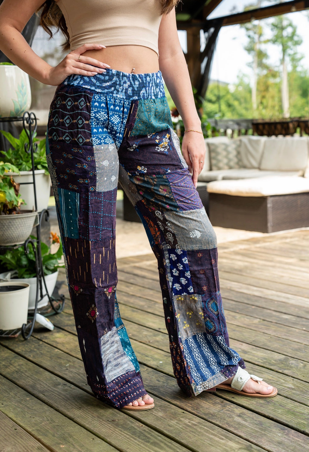 The Midnight Wanderer Patchwork Pant