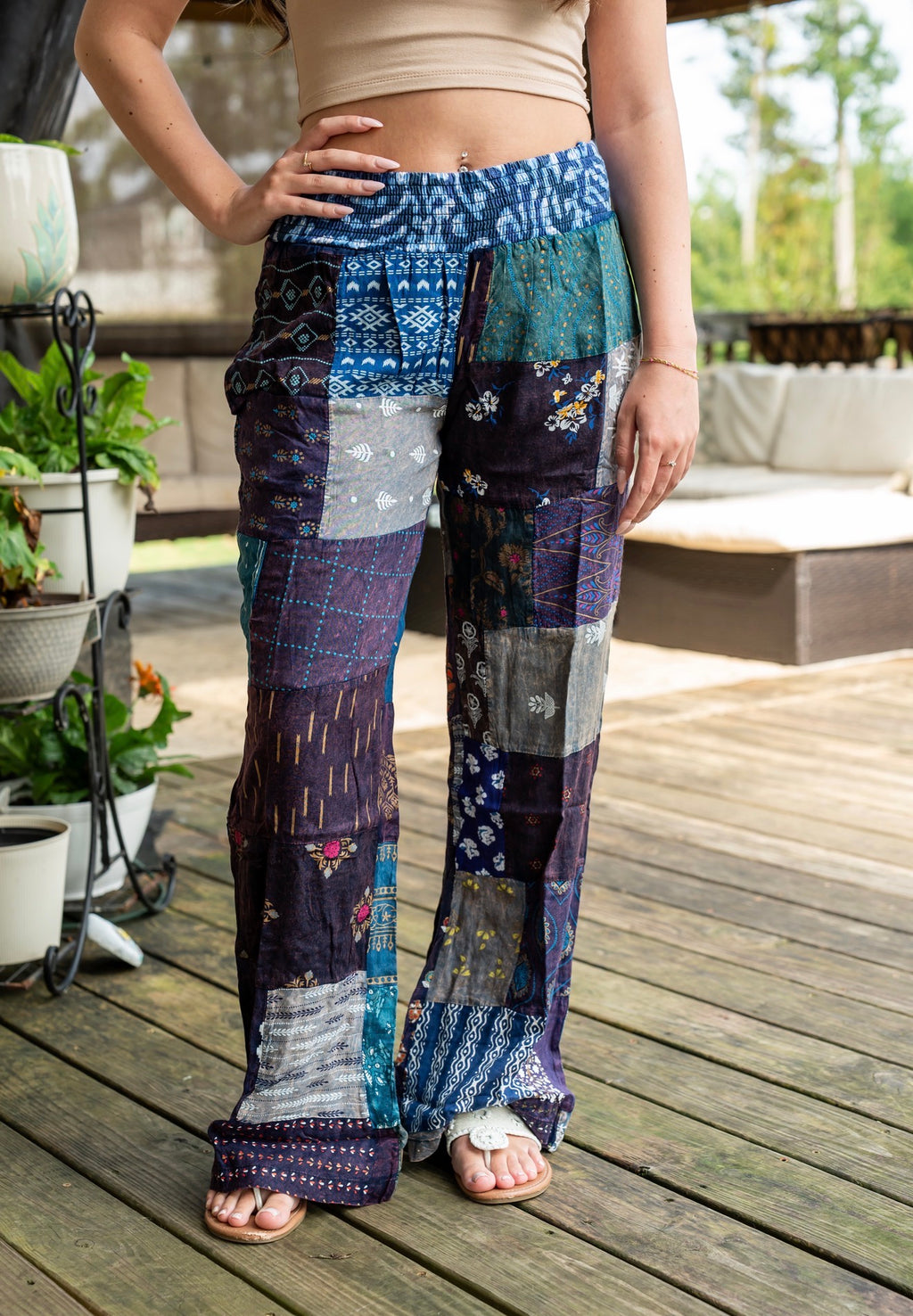 The Midnight Wanderer Patchwork Pant