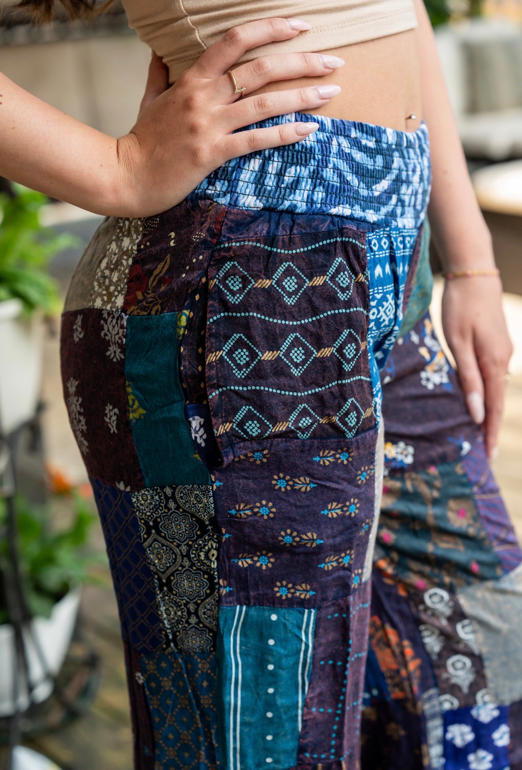 The Midnight Wanderer Patchwork Pant