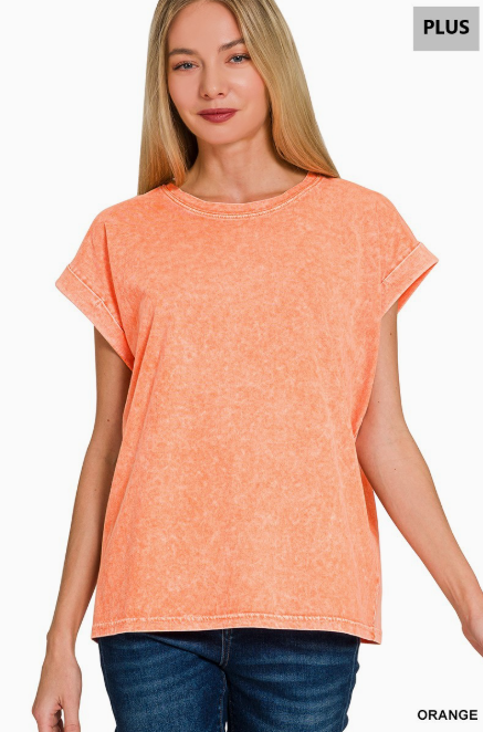 Mineral Wash Everyday Tee Curvy